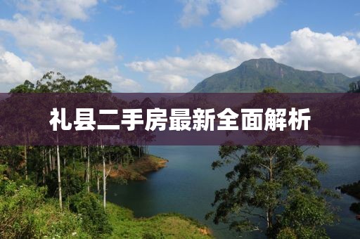 禮縣二手房最新全面解析