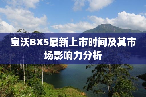 寶沃BX5最新上市時間及其市場影響力分析