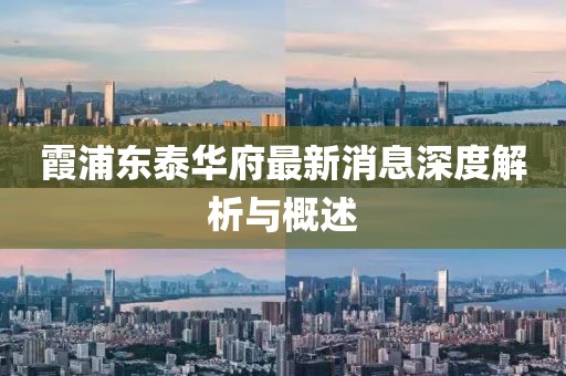 霞浦東泰華府最新消息深度解析與概述