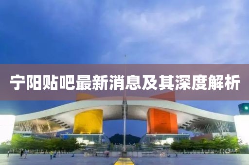 寧陽貼吧最新消息及其深度解析