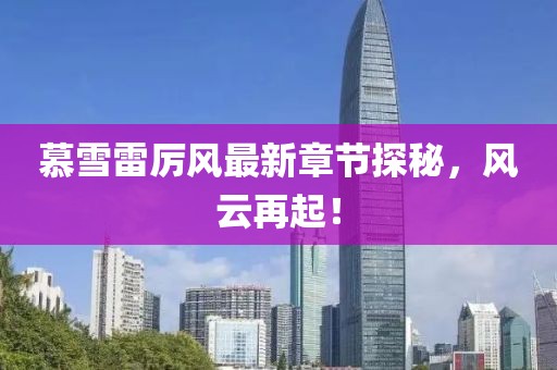 慕雪雷厲風(fēng)最新章節(jié)探秘，風(fēng)云再起！