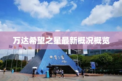 萬達希望之星最新概況概覽