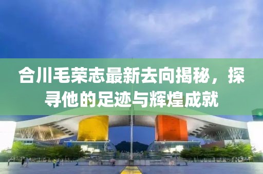 合川毛榮志最新去向揭秘，探尋他的足跡與輝煌成就