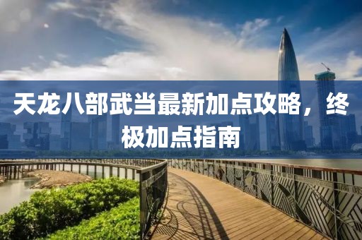 天龍八部武當最新加點攻略，終極加點指南
