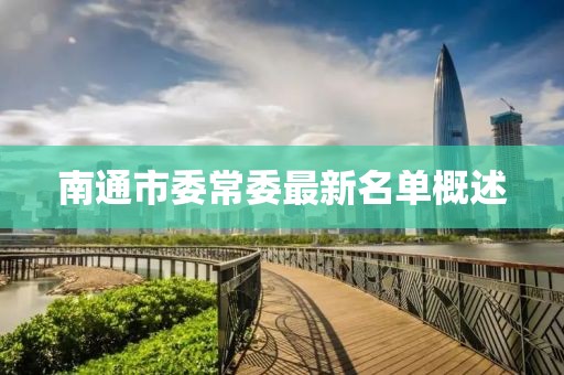南通市委常委最新名單概述