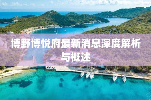 博野博悅府最新消息深度解析與概述