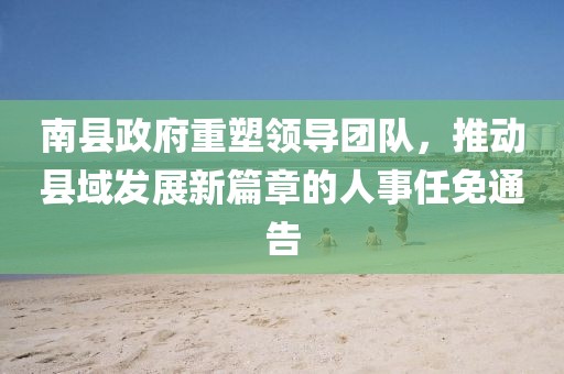 南縣政府重塑領(lǐng)導(dǎo)團(tuán)隊(duì)，推動(dòng)縣域發(fā)展新篇章的人事任免通告