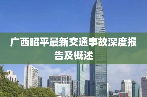 廣西昭平最新交通事故深度報(bào)告及概述