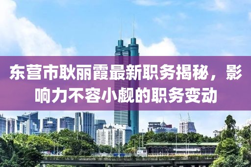 東營市耿麗霞最新職務(wù)揭秘，影響力不容小覷的職務(wù)變動