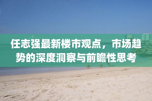任志強(qiáng)最新樓市觀點(diǎn)，市場(chǎng)趨勢(shì)的深度洞察與前瞻性思考