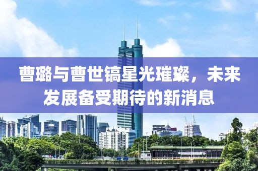 曹璐與曹世鎬星光璀璨，未來發(fā)展備受期待的新消息