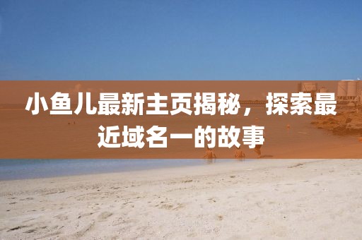 小魚兒最新主頁揭秘，探索最近域名一的故事