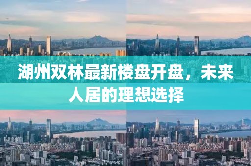 湖州雙林最新樓盤開盤，未來人居的理想選擇
