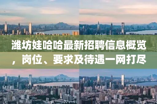 濰坊娃哈哈最新招聘信息概覽，崗位、要求及待遇一網(wǎng)打盡