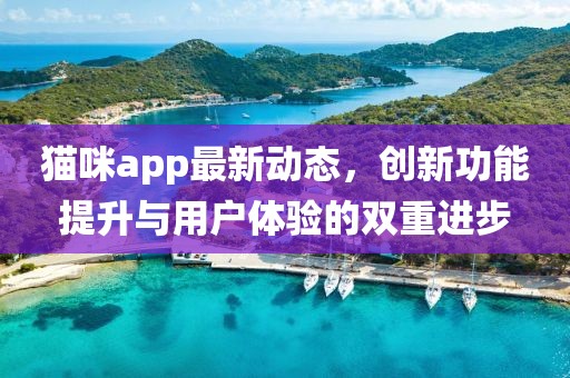 貓咪app最新動(dòng)態(tài)，創(chuàng)新功能提升與用戶體驗(yàn)的雙重進(jìn)步