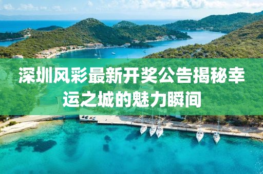 深圳風(fēng)彩最新開(kāi)獎(jiǎng)公告揭秘幸運(yùn)之城的魅力瞬間
