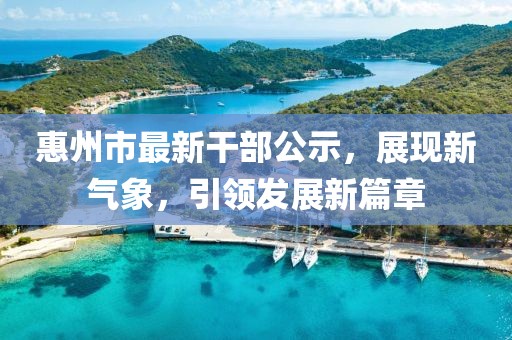惠州市最新干部公示，展現新氣象，引領發(fā)展新篇章