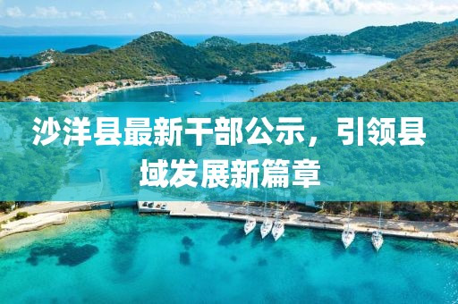 沙洋縣最新干部公示，引領(lǐng)縣域發(fā)展新篇章