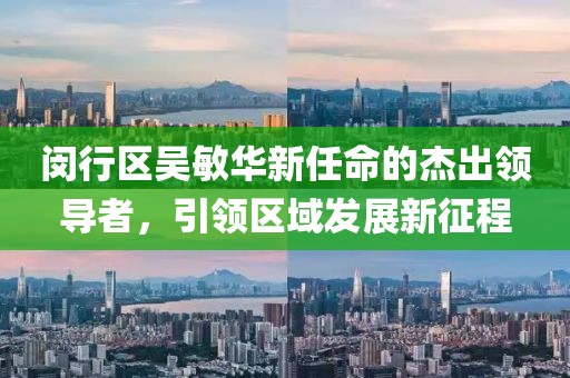 閔行區(qū)吳敏華新任命的杰出領(lǐng)導(dǎo)者，引領(lǐng)區(qū)域發(fā)展新征程