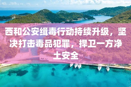 西和公安緝毒行動持續(xù)升級，堅決打擊毒品犯罪，捍衛(wèi)一方凈土安全