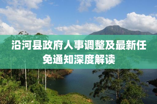 沿河縣政府人事調(diào)整及最新任免通知深度解讀