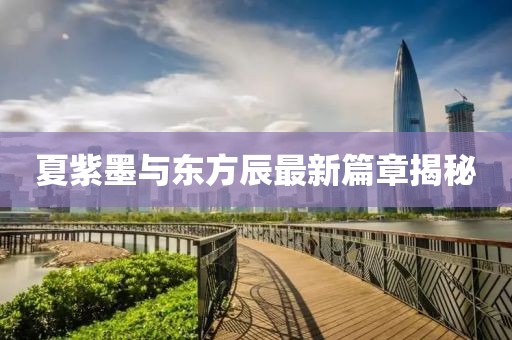 夏紫墨與東方辰最新篇章揭秘