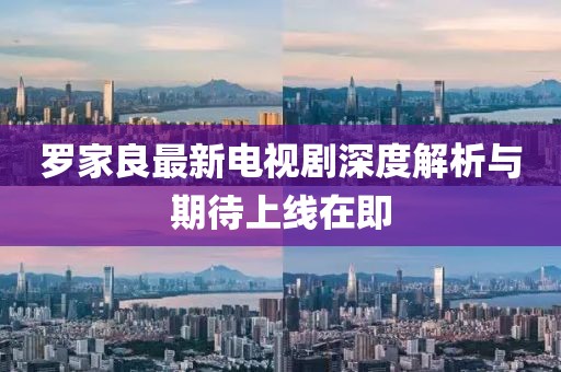 羅家良最新電視劇深度解析與期待上線在即