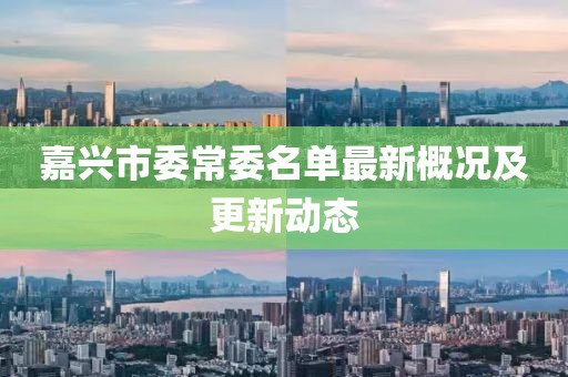 嘉興市委常委名單最新概況及更新動(dòng)態(tài)
