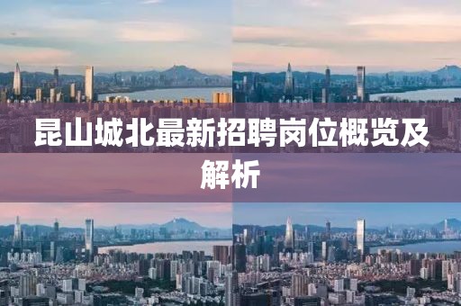 昆山城北最新招聘崗位概覽及解析