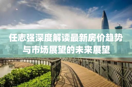 任志強深度解讀最新房價趨勢與市場展望的未來展望