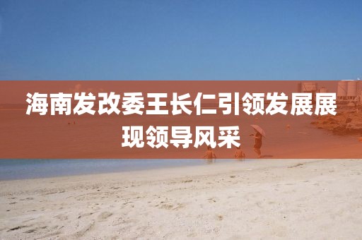 海南發(fā)改委王長(zhǎng)仁引領(lǐng)發(fā)展展現(xiàn)領(lǐng)導(dǎo)風(fēng)采