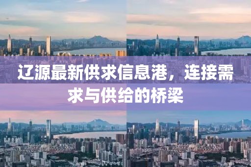 遼源最新供求信息港，連接需求與供給的橋梁