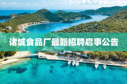 諸城食品廠最新招聘啟事公告