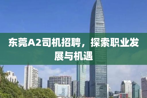 東莞A2司機招聘，探索職業(yè)發(fā)展與機遇