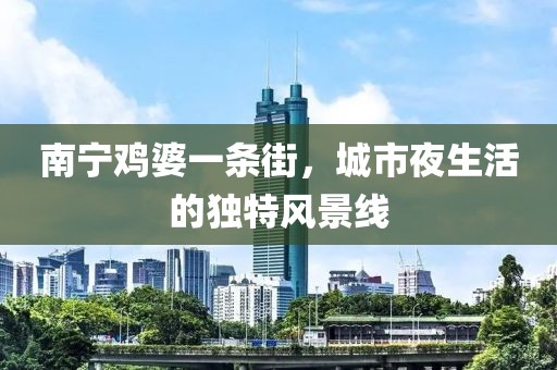南寧雞婆一條街，城市夜生活的獨(dú)特風(fēng)景線