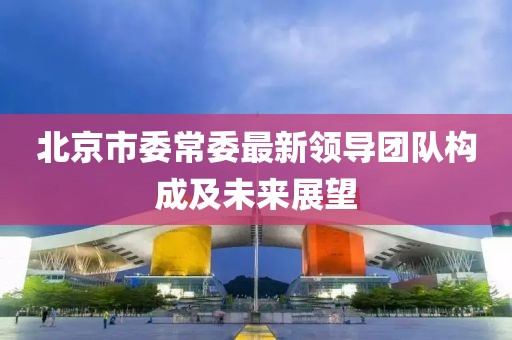北京市委常委最新領(lǐng)導(dǎo)團(tuán)隊(duì)構(gòu)成及未來展望
