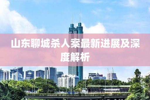 山東聊城殺人案最新進(jìn)展及深度解析